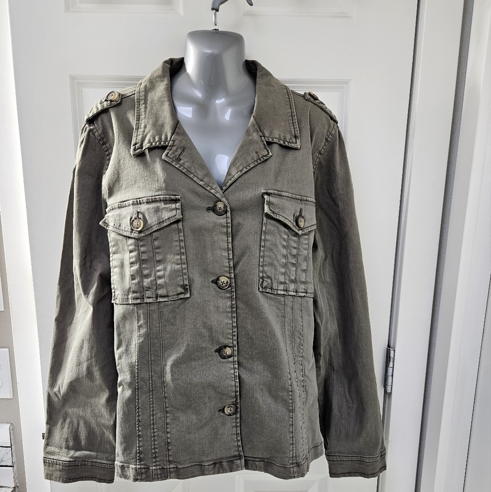 NWOT Knox Rose khaki jacket - Size XXL